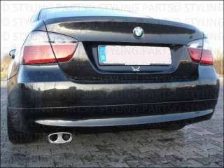 BMW E90 E91 3er 4 ZYLINDER AUSPUFFBLENDE EDELSTAHL  