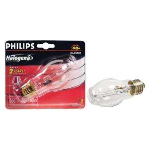 Philips Halogena 60 Watt Halogen Clear Light Bulb 249243 at The Home 