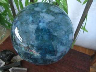 11.01lb SMELT BLUE QUARTZ CRYSTAL BEAUTIFUL SPHERE BALL  