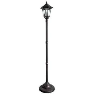 Gama Sonic 87 in. Windsor Solar Lamp Post with 5 Solar LED Bulbs with 