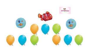 Happy Birthday FINDING NEMO Balloon Set Lot PARTY Mylar Latex Bouquet 