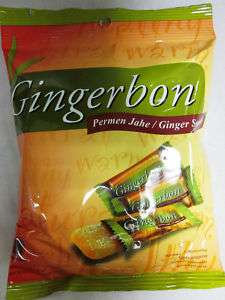 Ingwer Bonbon Ginger Gember Kaubonbon Candy 125g Gingerbon Bonbons 