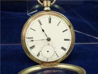 Early Serial Number Waltham Broadway 1877 Antique Pocket Watch  
