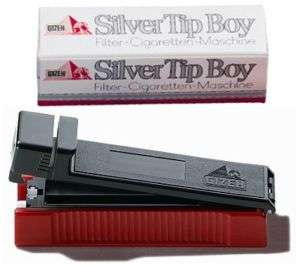 Gizeh Silver Tip Boy Stopfmaschine Zigarettenstopfer  