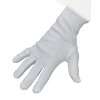 12 Paar Baumwoll Trikot Handschuhe Baumwollhandschuhe weiß gebleicht 