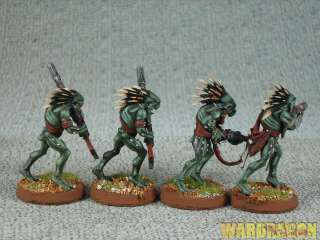 40K WDS Painted Tau Empire Kroot Carnivore Squad m74  