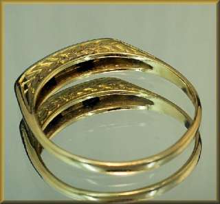 Antiker Saphir Ring 3 Altschliff Diamanten 750 Gold  