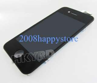 LCD Touch Screen Glass Display Assembly Iphone 4G Black  