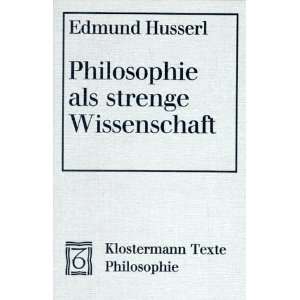   Wissenschaft  Edmund Husserl, Wilhelm Szilasi Bücher