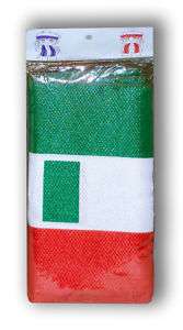 ITALIAN FLAG SCARF Italy Italia bandiera dItalia il Tricolore *NEW 