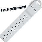 New Belkin Surge Protector 6 Outlet 2.5 Foot Home & Office Surge 