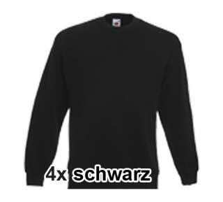 FRUIT OF THE LOOM Sweatshirt S M L XL XXL XXXL 3XL  