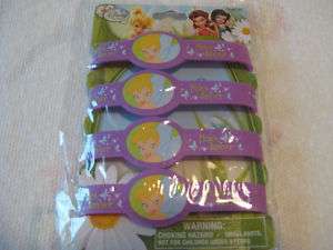 Disney Fairies Tinkerbell Bracelets   4ct   NEW ITEM 807716677447 