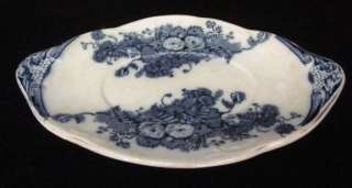 ACACIA White Blue Floral Design Catch Plate Dish  