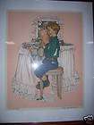 norman rockwell print  Stagecoach framed and matted under glass 