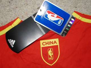adidas NBA China Long Sleeve L/S Shirt Yao Ming NEW M  