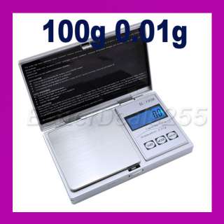 Digital 100g x0.01g Jewelry Pocket weight Balance Scale  