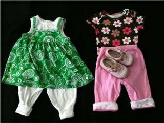 50 USED Girls CLOTHES 12 18 24 MONTH Infant Huge LOT  