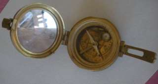 Brinton brass compass Thos.J.Evans,Esq MKI 1914  