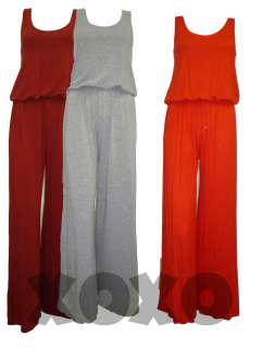 NEW WOMENS RACER BACK PUFFBALL JUMPSUIT 8 14  