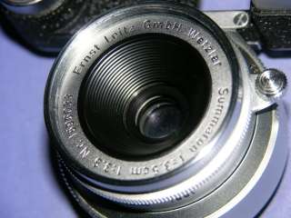 Leica E. Leitz Wetzlar SUMMARON 3.5cm f3.5 Lens with Finder Attachment 