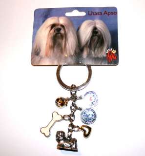 Lhasa Apso Little Gifts Dog Breed Keychain for People  