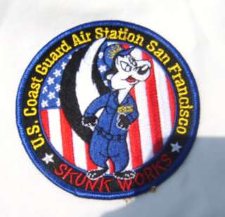 USCG PATCH   COAST GUARD AIR STATION SAN FRANCISCO SKUNK WORKS  