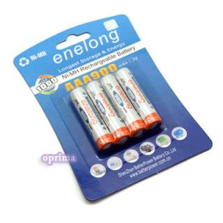 New 4 Enelong Durable Ni MH Rechargeable Battery Batteries AAA 900 1 