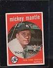 1959 Topps Mickey Mantle 10 Low Grade  