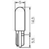 Glassockellampe Sockel T5 W2x4,6d, 5 x 20 mm, 12 V