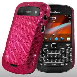 London Magic Store   Hot Pink Sparkle Glitter Case For Blackberry Bold 