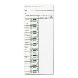  Acroprint® Time Card for Model ATT310 Electronic 