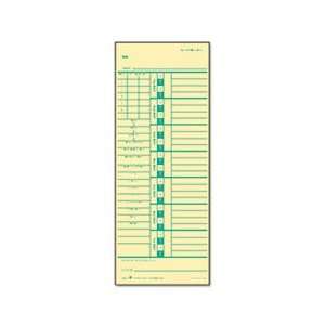  Time Card for Acroprint and Simplex, Weekly, Two Sided, 3 