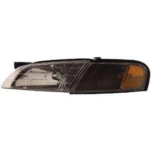 Anzo USA 121170 Nissan Altima Black With Amber Reflectors Headlight 