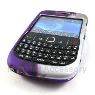 Purple Flowers Hard Case Cover Blackberry Curve 3G 9300  