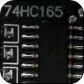 74hc165 Digital circuit chip