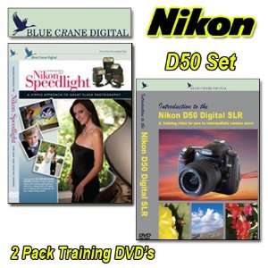  Blue Crane Digital Nikon D50 DVD 2 Pack w/ Speedlight 
