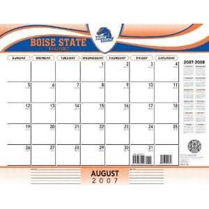  Boise State Broncos 2007 08 22 x 17 Academic Desk Calendar 
