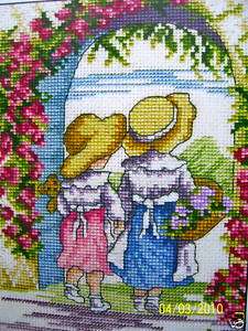 Cross stitch All our yesterdays children english Rose  