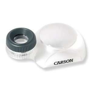 Carson Optical DualView Magnifier; 3X Stand loupe; 12X Focusing loupe 