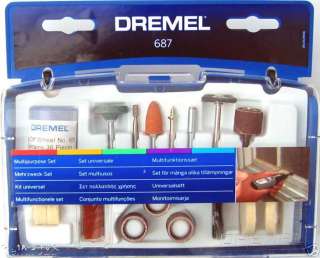 Dremel Kit Cutting Polishing Sanding Cleaning Set 687  