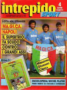 INTREPIDO SPORT N°11 1988 NAPOLI MARADONA CARECA  