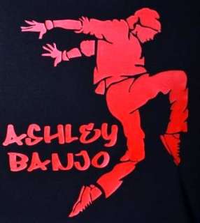 ASHLEY BANJO~DIVERSITY~ DANCE ~ BLACK KIDS T SHIRT with RED DENIM AGE 