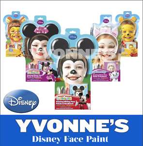 Disney Face Paint Kit With Headband Childs Fancy Dress  