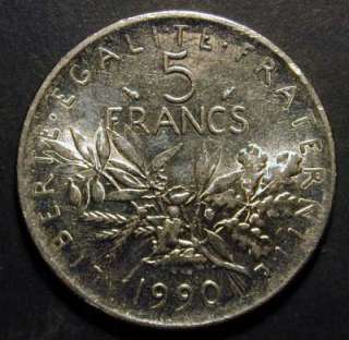   5 francs Semeuse 1990 [n°1239]