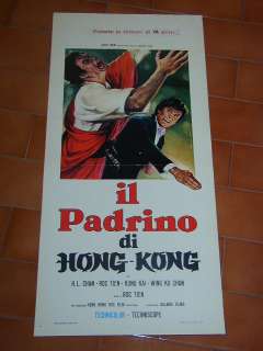 LOCANDINA CINEMA DEL 1973 IL PADRINO DI HONG KONG  