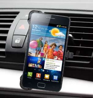 Vent Car Holder & Charger For Samsung Galaxy S2 i9100  