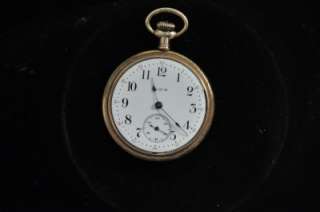VINTAGE 0 SIZE ELGIN HUNTING CASE POCKET WATCH GRADE 324 FOR REPAIRS 