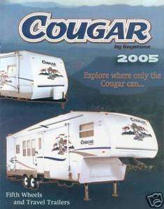   Keystone Cougar Travel Trailers Prospekt 05 fifth wheel
