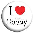 Love Dobby. Harry Potter, 25mm Button Badge
